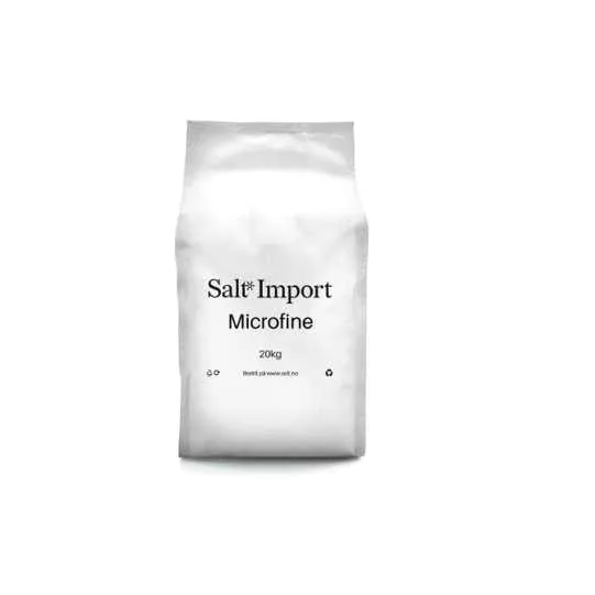 Microfine salt i 20 kg sekk
