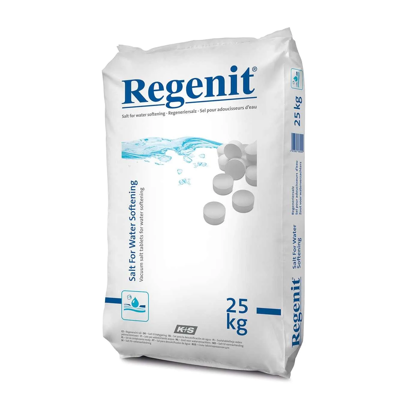 Salttabletter fra Regenit i 25 kg sekk