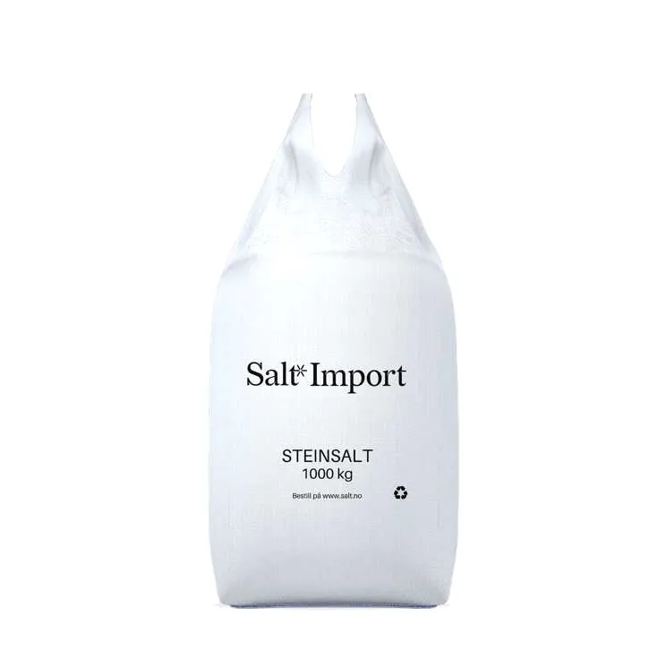 Steinsalt fiskeri i 1000 kg storsekk